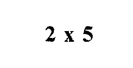 2X5