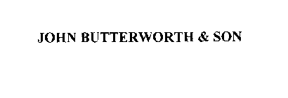 JOHN BUTTERWORTH & SON