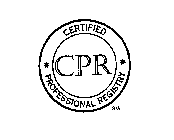CERTIFIED PROFESSIONAL REGISTRY AND LOGO