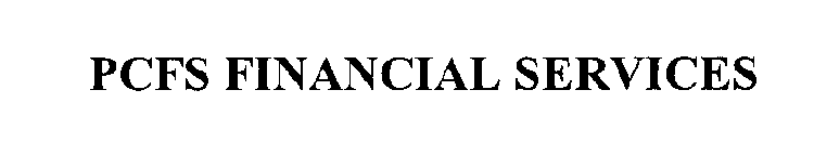 PCFS FINANCIAL SERVICES