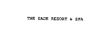 THE SAGE RESORT & SPA