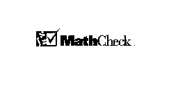 MATH CHECK