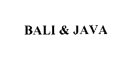 BALI & JAVA