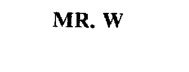MR.  W