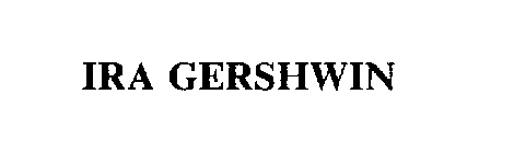 IRA GERSHWIN