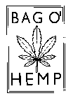 BAG O' HEMP