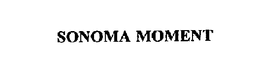 SONOMA MOMENT