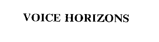 VOICE HORIZONS