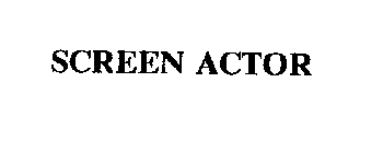 SCREEN ACTOR