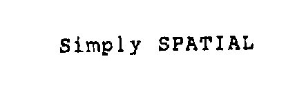 SIMPLY SPATIAL