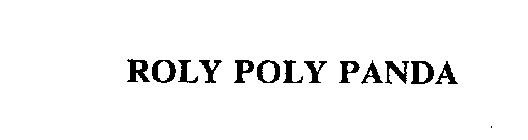 ROLY POLY PANDA