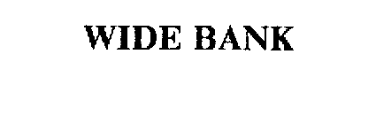 WIDE BANK