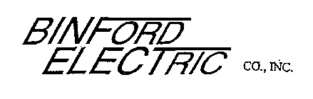 BINFORD ELECTRIC CO., INC.