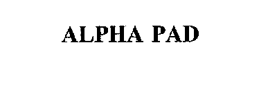 ALPHA PAD