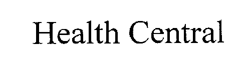 HEALTH CENTRAL