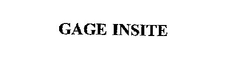 GAGE INSITE