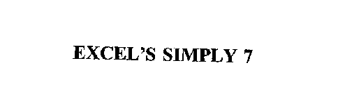 EXCEL'S SIMPLY 7