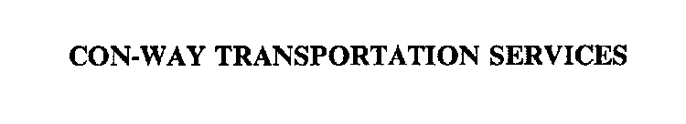 CON-WAY TRANSPORTATION SERVICES