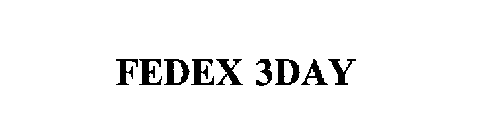 FEDEX 3DAY