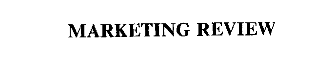 MARKETING REVIEW