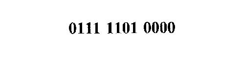 0111 1101 0000