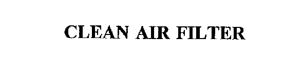CLEAN AIR FILTER