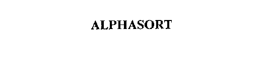 ALPHASORT