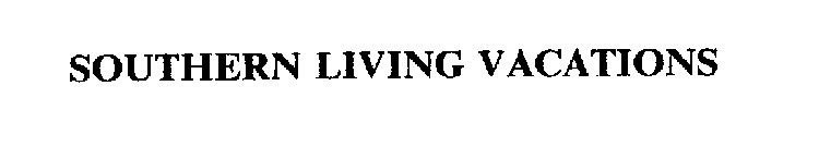 SOUTHERN LIVING VACATIONS