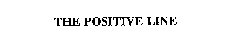 THE POSITIVE LINE