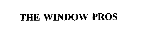 THE WINDOW PROS