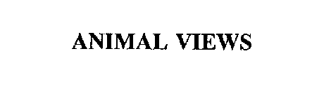 ANIMAL VIEWS
