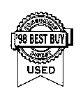CONSUMERS DIGEST 98 BEST BUY USED