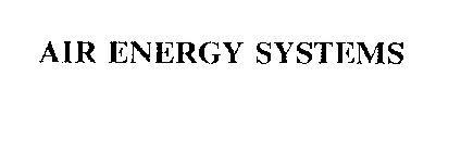 AIR ENERGY SYSTEMS