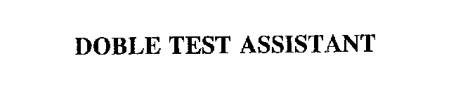 DOBLE TEST ASSISTANT
