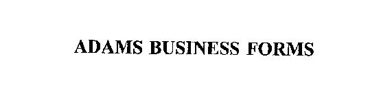 ADAMS BUSINESS FORMS
