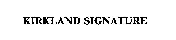 KIRKLAND SIGNATURE