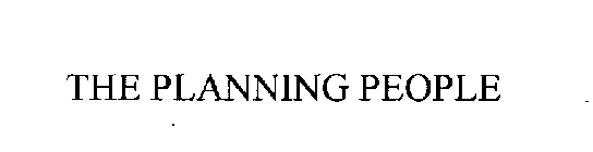 THE PLANNING PEOPLE