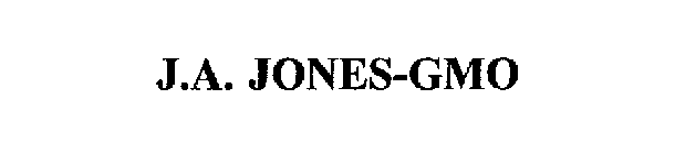 J.A. JONES-GMO