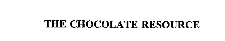 THE CHOCOLATE RESOURCE