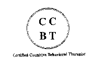 CERTIFIED COGNITIVE BEHAVIORAL THERAPIST