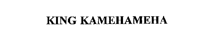 KING KAMEHAMEHA