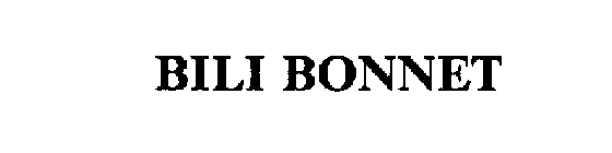 BILI BONNET