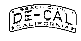 BEACH CLUB DE-CAL CALIFORNIA