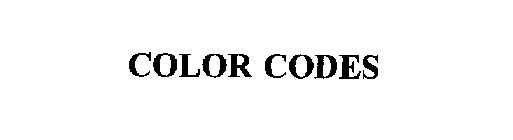 COLOR CODES