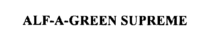 ALF-A-GREEN SUPREME