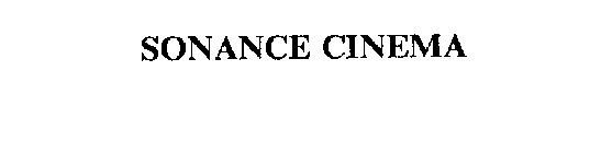 SONANCE CINEMA