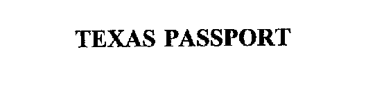 TEXAS PASSPORT