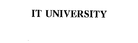 IT UNIVERSITY