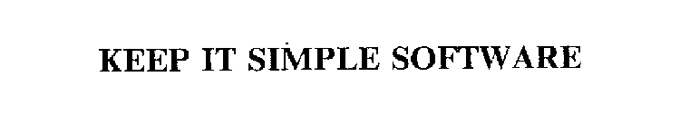 KEEP IT SIMPLE SOFTWARE