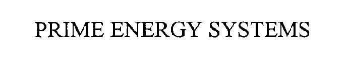 PRIME ENERGY SYSTEMS